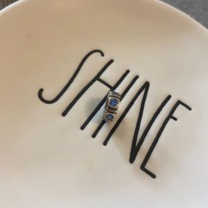 Retired Authentic Pandora SS Northern Lights blue spacer